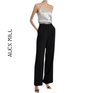 NWT Alex Mill Revolve Keaton Double Pleat Pant in Twill Cotton Lyocell Trousers
